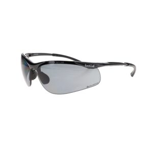 TPR/Polycarbonate Full Frame and Polarized Gray Lens Bollé Safety 253-SS-40065 Solis Safety Eyewear with Shiny Black Nylon TPR/Polycarbonate Full Frame and Polarized Gray Lens Bollé Safety 253-SS-40065 Solis Safety Eyewear with Shiny Black Nylon