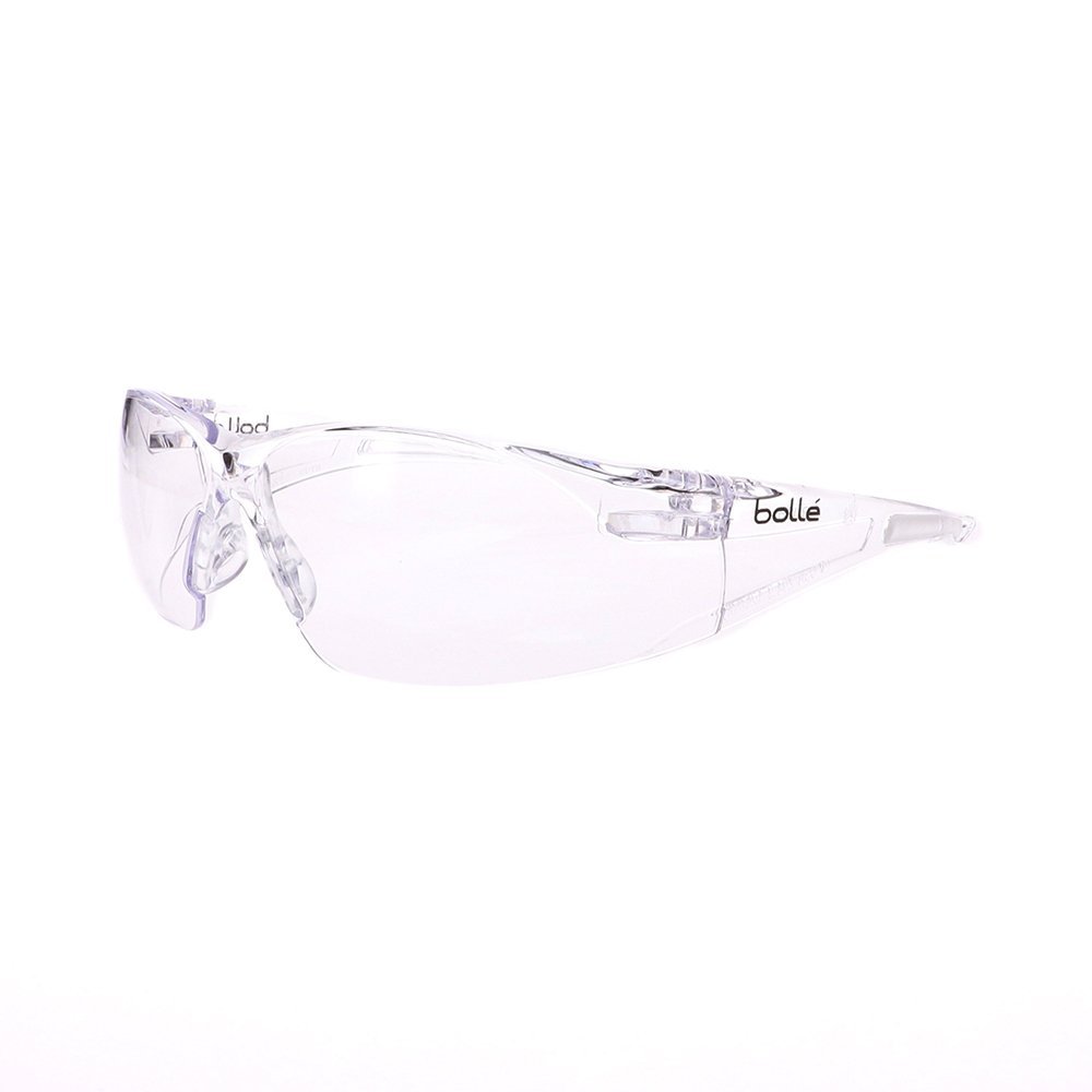 RUSHPPSI Clear anti fog UV Eye Protection Details about   Bolle RUSH+ Safety Glasses 